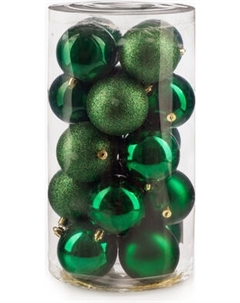 Набор шаров новогодних Ausini VT25-04007-6