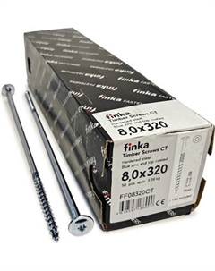 Шуруп Finka Timber Screws CT Конструкционный по дереву TORX40 8x320 тарелка
