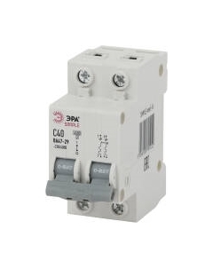 Выключатель автоматический ЭРА Simple-mod-14 ВА47-29 2P 25А 4.5кА C / Б0039231 Эра