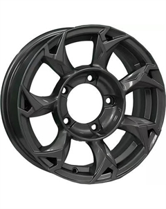 Литой диск Khomen KHW1505 Jimny 15x5.5" 5x139.7мм DIA 108.1мм ET 5мм Gray