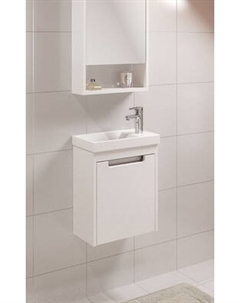 Тумба с умывальником Runo Микра 40 правая + Como 40