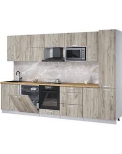 Кухонный гарнитур Интерлиния Мила Лайт 3.2-ПМ2