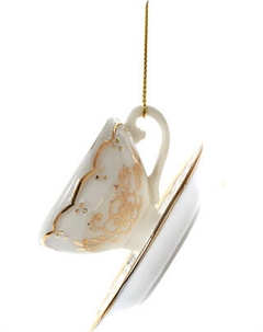 Елочная игрушка Kurt S. Adler Чайная пара / J7487 Kurt s. adler