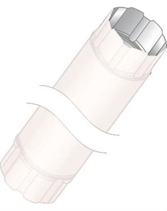 Труба водосточная Скайпрофиль Соединительная D90x1000