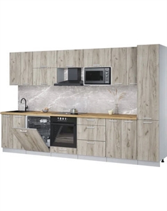 Кухонный гарнитур Интерлиния Мила Лайт 3.4-ПМ2