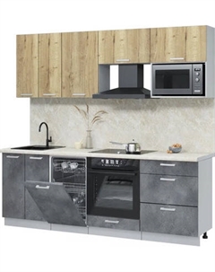 Кухонный гарнитур Интерлиния Мила Лайт 2.25-ПМ4