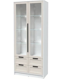 Шкаф с витриной Интерлиния Концепт Тренд КТ-ШВ2 с подсветкой