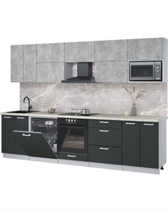 Кухонный гарнитур Интерлиния Мила Лайт 3.0-ПМ2