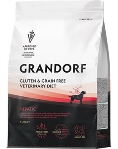 Сухой ветеринарный корм для собак Grandorf Vet Dog Hepatic