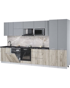 Кухонный гарнитур Интерлиния Мила Лайт 3.5-ПМ2