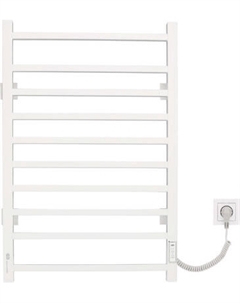 Полотенцесушитель электрический Gloss & Reiter Pro-gress тип.Э2 Л.50x80.P10 Муар White (П) Таймер Gloss & reiter
