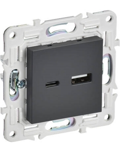 Розетка IEK Skandy SK-U22-D31-K48 Iek