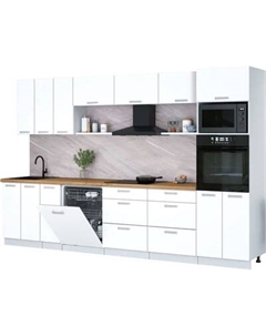 Кухонный гарнитур Интерлиния Мила Лайт 3.3-ПМ1-2