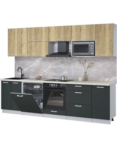 Кухонный гарнитур Интерлиния Мила Лайт 2.8-ПМ2