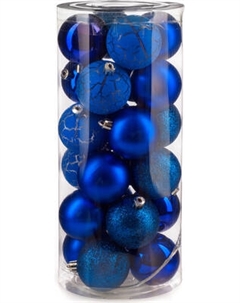 Набор шаров новогодних Ausini VT25-04020-4