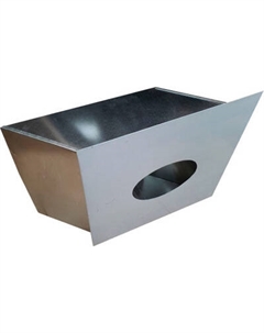 Потолочно-проходной узел дымохода Везувий Угловая 300/45гр