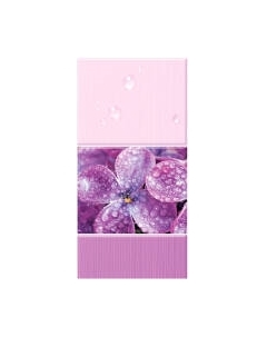 Панель ПВХ КронаПласт Unique Капли росы сирень Кронапласт