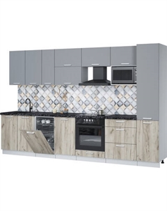 Кухонный гарнитур Интерлиния Мила Лайт 3.3-ПМ4