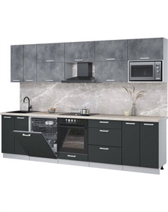 Кухонный гарнитур Интерлиния Мила Лайт 3.0-ПМ2