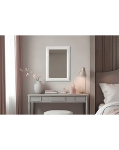 Зеркало Silver Mirrors Глянец белый 41x61 / ФР-00001092 Silver mirrors