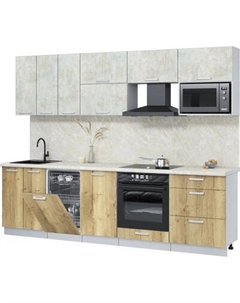 Кухонный гарнитур Интерлиния Мила Лайт 2.7-ПМ4