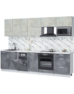 Кухонный гарнитур Интерлиния Мила Лайт 2.9-ПМ4