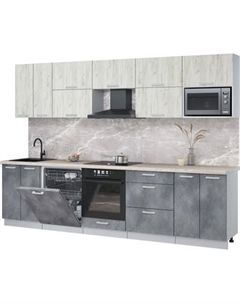 Кухонный гарнитур Интерлиния Мила Лайт 3.0-ПМ2