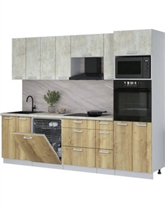 Кухонный гарнитур Интерлиния Мила Лайт 2.7-ПМ1