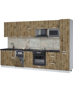 Кухонный гарнитур Интерлиния Мила Лайт 3.3-ПМ4