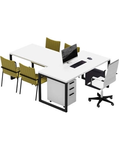 Письменный стол Crafto Клинт 02 с приставкой 210x160x79