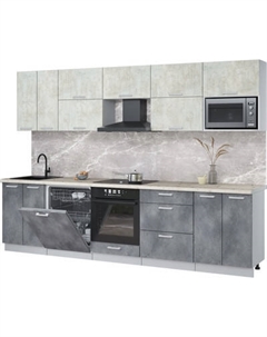 Кухонный гарнитур Интерлиния Мила Лайт 3.0-ПМ2