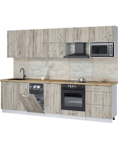 Кухонный гарнитур Интерлиния Мила Лайт 2.9-ПМ4