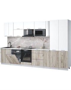 Кухонный гарнитур Интерлиния Мила Лайт 3.5-ПМ2