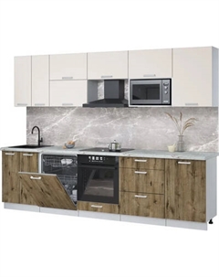 Кухонный гарнитур Интерлиния Мила Лайт 2.9-ПМ2