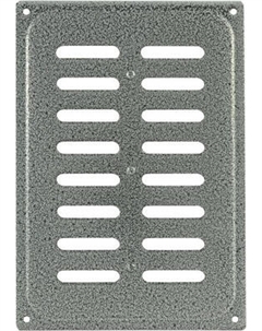 Решетка вентиляционная Нора-М 165x240 с заслонкой / 12923 Нора-м