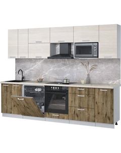 Кухонный гарнитур Интерлиния Мила Лайт 2.8-ПМ2