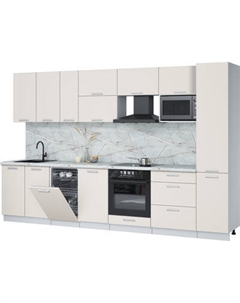 Кухонный гарнитур Интерлиния Мила Лайт 3.3-ПМ4