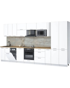 Кухонный гарнитур Интерлиния Мила Лайт 3.8-ПМ4
