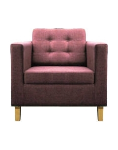 Кресло мягкое Brioli Дилли клетка Д