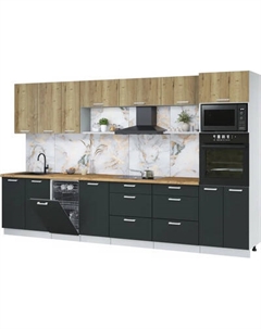 Кухонный гарнитур Интерлиния Мила Лайт 3.5-ПМ3