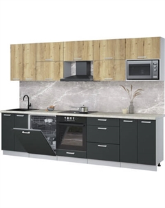 Кухонный гарнитур Интерлиния Мила Лайт 3.0-ПМ2