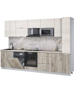 Кухонный гарнитур Интерлиния Мила Лайт 3.1-ПМ2