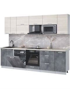 Кухонный гарнитур Интерлиния Мила Лайт 2.8-ПМ2