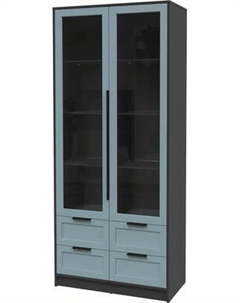 Шкаф с витриной Интерлиния Концепт Тренд КТ-ШВ2