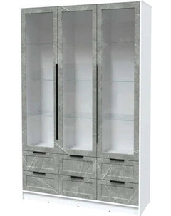 Шкаф с витриной Интерлиния Концепт Тренд КТ-ШВ3