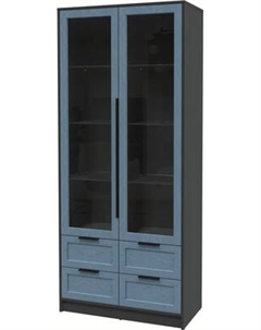 Шкаф с витриной Интерлиния Концепт Тренд КТ-ШВ2
