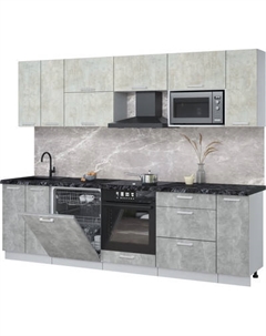 Кухонный гарнитур Интерлиния Мила Лайт 2.7-ПМ2