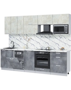 Кухонный гарнитур Интерлиния Мила Лайт 2.7-ПМ4