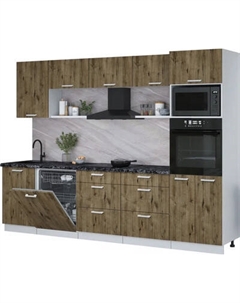 Кухонный гарнитур Интерлиния Мила Лайт 2.9-ПМ1