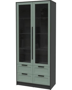 Шкаф с витриной Интерлиния Концепт Тренд КТ-ШВ2